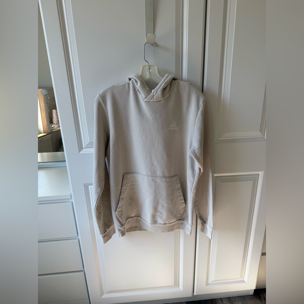 men’s tan adidas hoodie